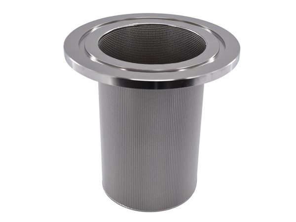 法蘭接口燒結網濾芯